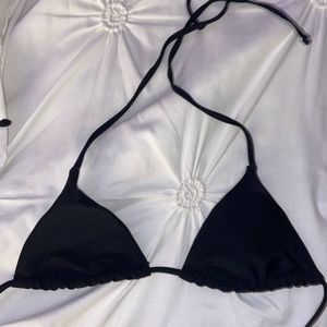 black bikini top